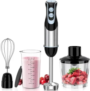 CLGP Staafmixer Set Zwart Zilver