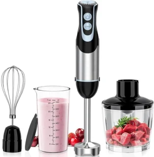 CLGP Staafmixer Set Zwart Zilver