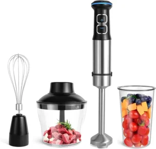 CLVP® staafmixer set zwart en zilver