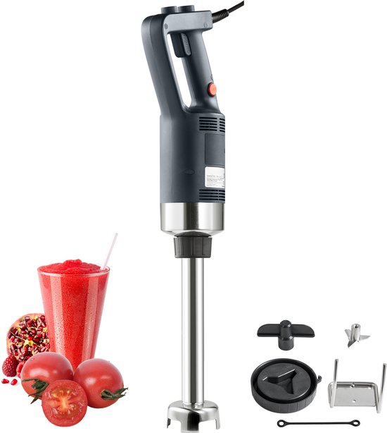 Professionele kracht en precisie: De Commerciële Staafmixer 750W met RVS messen