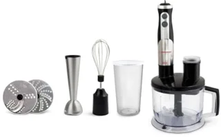 Crema Staafmixer Complete Set Zwart