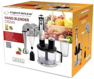 Crema Staafmixer Complete Set Zwart