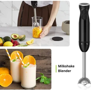 CRLYN Staafmixer Set Draadloos Zwart