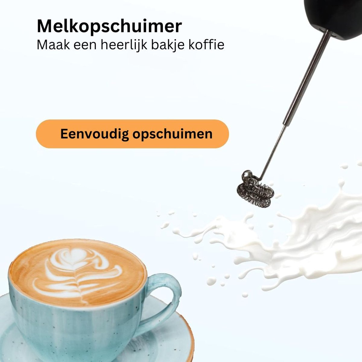 DailySupplies Staafmixer Set draadloos zwart-zilver