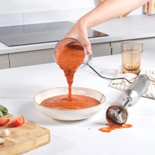 DailySupplies® Staafmixer Set Zilver