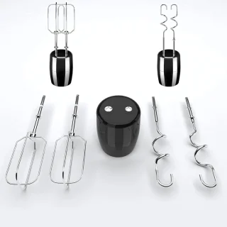 DailySupplies® Staafmixer Set Zwart/Zilver