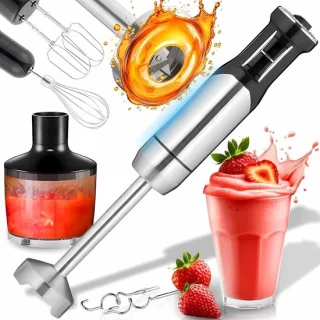 DailySupplies® Staafmixer Set Zwart/Zilver