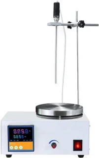 Digitale magneetroerder met verwarming zwart