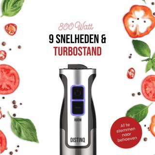 DistinQ Staafmixer Set 4-delig