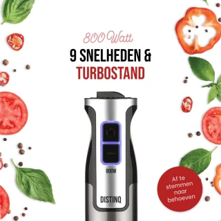 DistinQ Staafmixer Set 4-delig