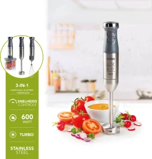 DOMO DO9226M Staafmixer set zwart