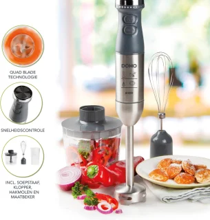 DOMO DO9226M Staafmixer set zwart
