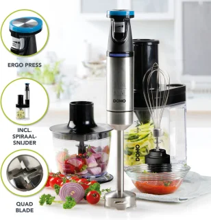 Domo DO9254M Staafmixer 800W Zwart RVS