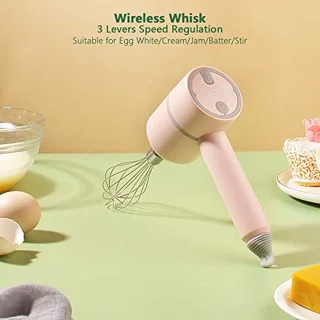 Draadloze Elektrische Staafmixer - Roze