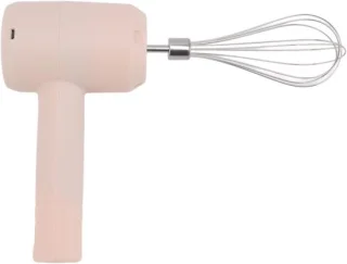 Draadloze Handmixer - Keukenmixer Elektrisch - Bakken en Mixen - USB Oplaadbaar - 20W Krachtig - Lichtroze