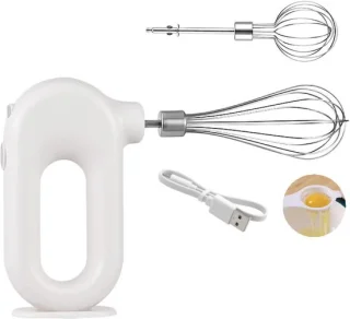 Draadloze handmixer wit