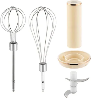 Draadloze keukenmixer beige