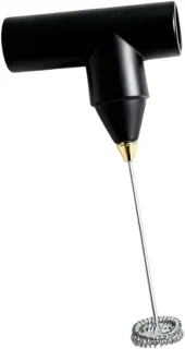 Draadloze Keukenmixer - Elektrische Handmixer - Koffiecreme Maken - Roestvrijstalen Kloppers - 23 x 6 cm - Zwart