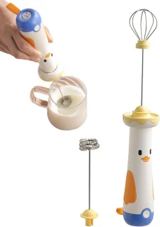 Draadloze mixer - mini garde - wit