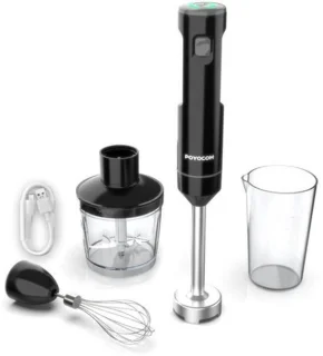 Draadloze staafmixer met hakmolen en garde