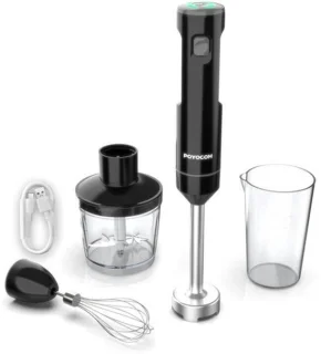 Draadloze staafmixer met hakmolen en garde