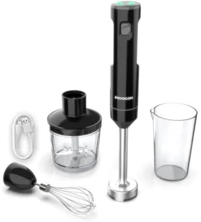 Draadloze staafmixer met hakmolen en garde