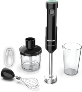 Draadloze staafmixer set – Zwart