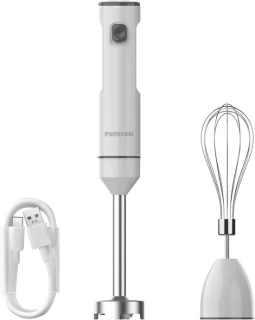 Draadloze staafmixer - wit