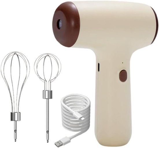 Draadloze USB oplaadbare huishoudmixer eierklopper