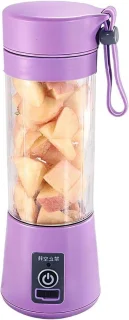 Draagbare blender fruit shaker elektrisch paars