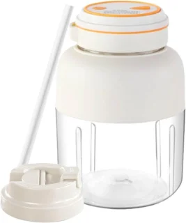 Draagbare blender met mixbeker 1300 ml wit