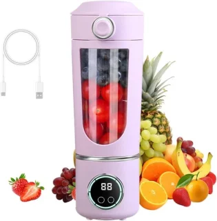Draagbare blender mini mixer 700 ml violet