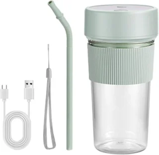 Draagbare blender - mini sapcentrifuge - lichtgroen