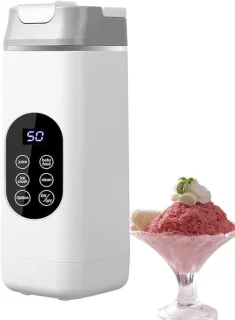 Draagbare blender shake beker wit