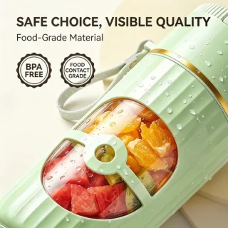 Draagbare blender smoothie maker mini blender groen