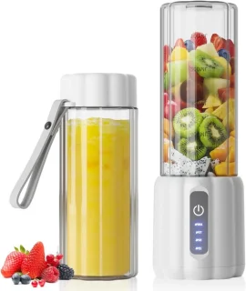 Draagbare blender smoothie maker - wit