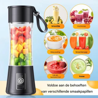 Draagbare Blender Zwart - Mini Blenderbeker