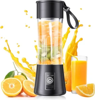 Draagbare Blender Zwart - Mini Blenderbeker