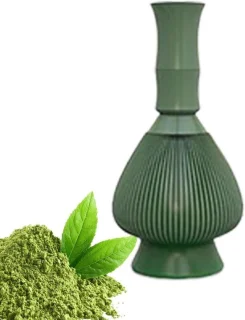 Draagbare blenderroerder - handmatige mixer - 15 x 7 cm - groen