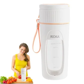 Draagbare mixer mok met shake blender - 340 ml - oranje