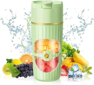 Draagbare mixer smoothie maker 450 ml groen