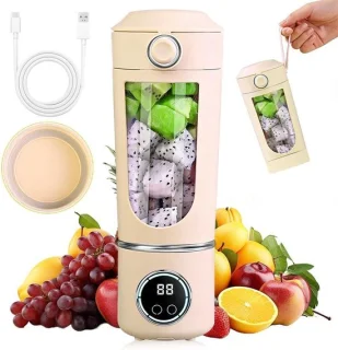 Draagbare smoothie maker beige