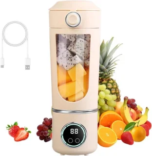Draagbare smoothie maker beige