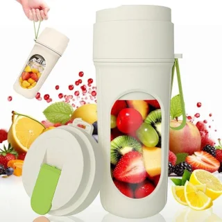 Draagbare smoothie maker - wit