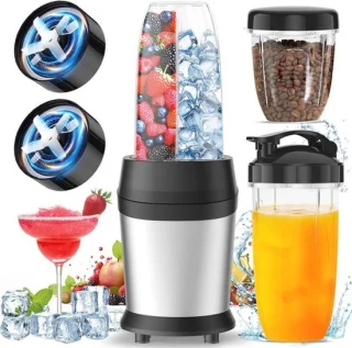 Draagbare smoothieblender 600 ml 12-delige set