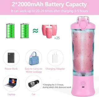 Draagbare Smoothiemaker 600 ml