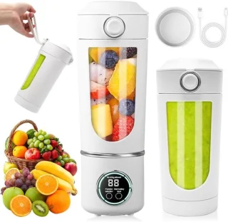 Draagbare smoothiemixer wit