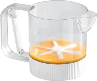 Eiermixer in beker