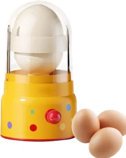 Eiermixer spinner - geel