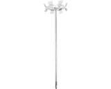 Elektrische boormixer - roerstaaf - 50,5 cm - zilver
